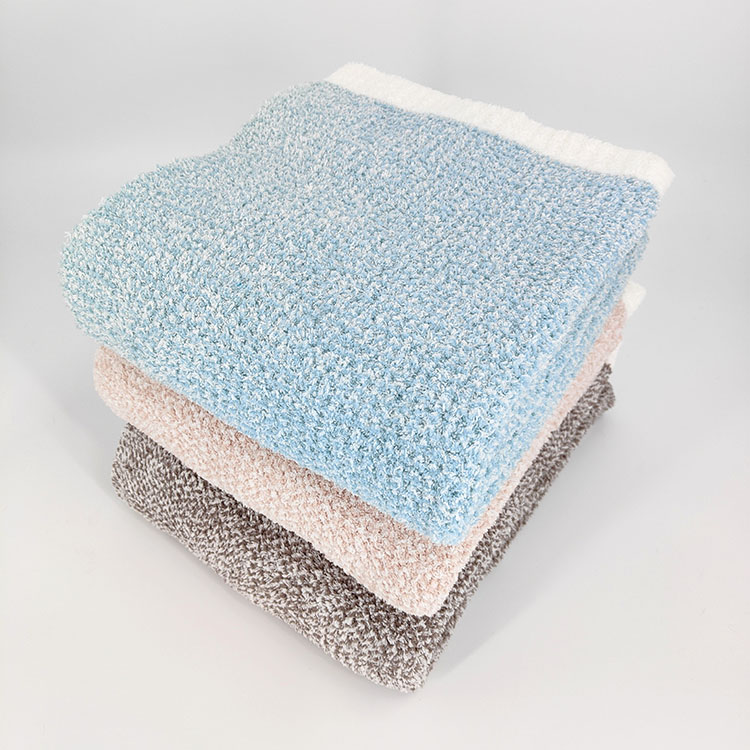 Two Tone Waffle Knit Throw Blanket Super Soft Warm Blanket for Couch  Fluffy Blanket for Bed Sofa